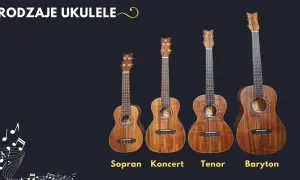 Cztery ukulele: sopranowe, koncertowe, tenorowe i barytonowe. Pomoc w wyborze, jakie ukulele kupić.