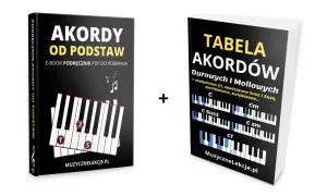 Tabela akordów i podręcznik "Akordy od podstaw" dla pianina. Nauka gry na pianinie staje się prostsza!