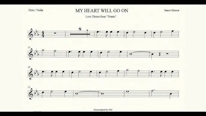 My Heart Will Go On na flecie prostym: Nuty i poradnik krok po kroku