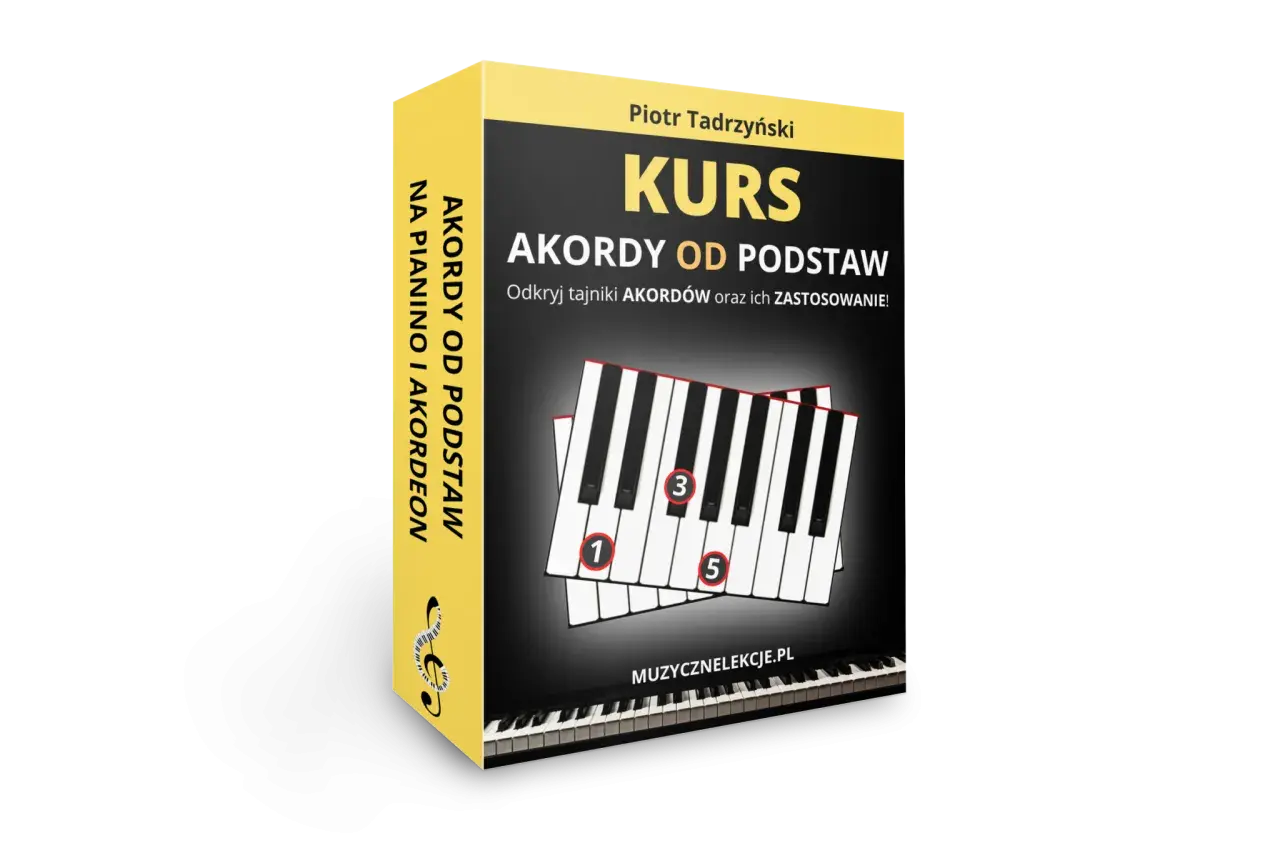 Kurs "Akordy od podstaw" na pianino i akordeon. Odkryj tajniki akordów i ich zastosowanie.