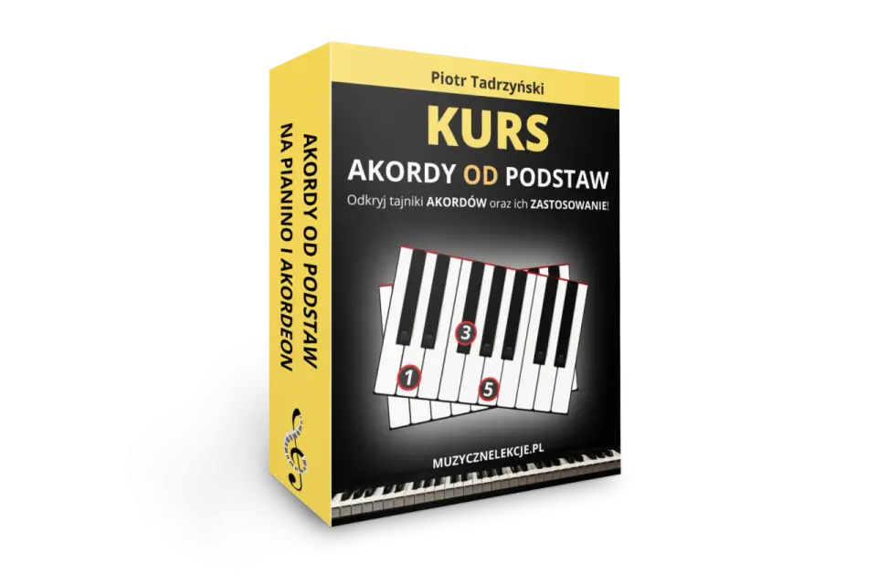 Kurs "Akordy od podstaw" na pianino i akordeon. Odkryj tajniki akordów i ich zastosowanie.